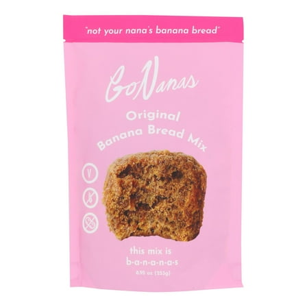 Gonanas - Mixed Banana Bread Original - Case of 6 - 8.95 Ounces