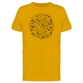 thumbnail image 1 of Gondola Collage Round Frame T-Shirt Men -Image by Shutterstock, Male Small, 1 of 2