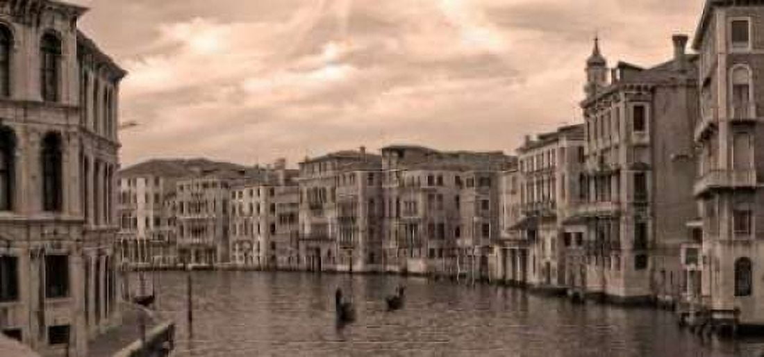 Gondolas and Palazzos I Canvas Art - Rita Crane (24 x 48)