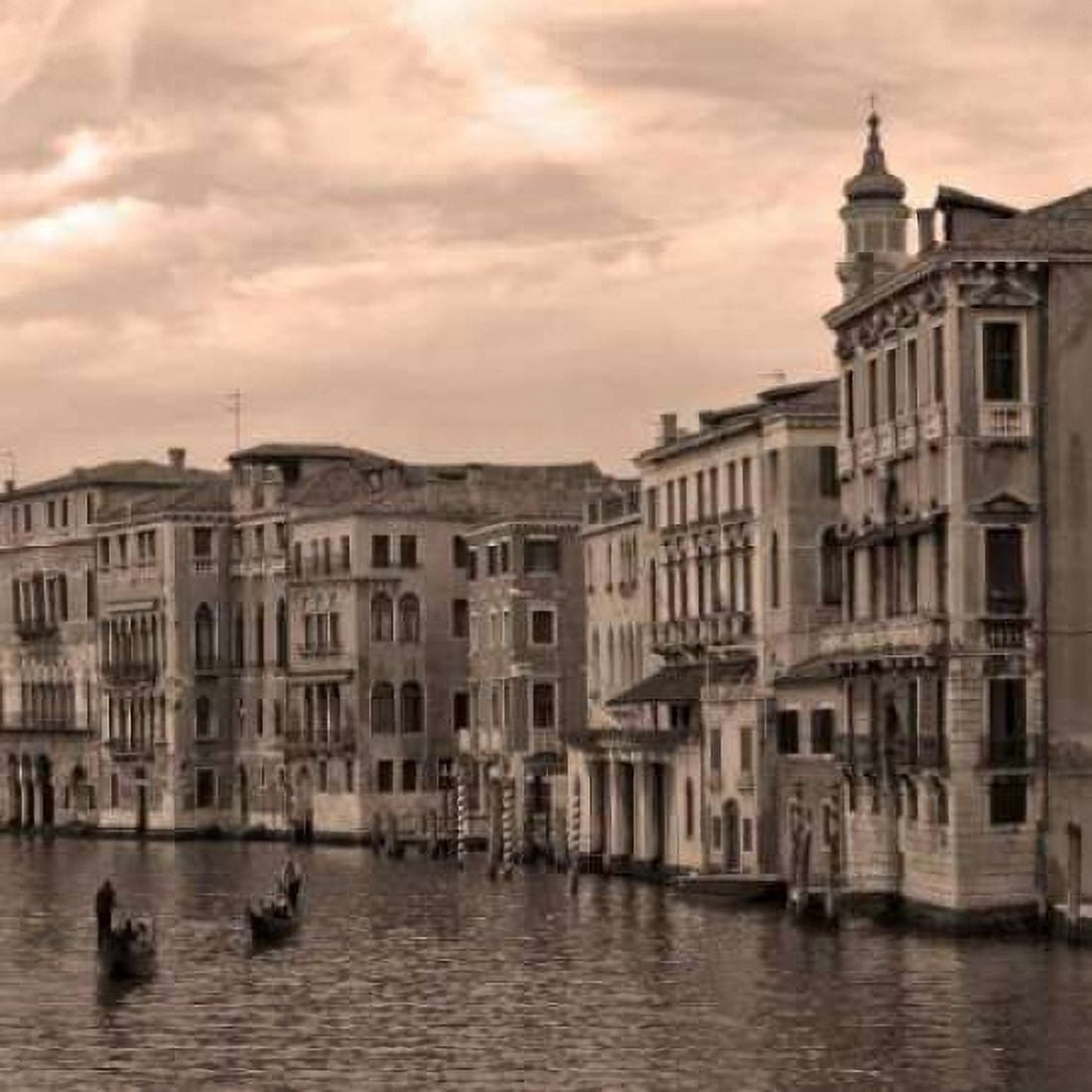 Gondolas and Palazzos III Canvas Art - Rita Crane (24 x 24)