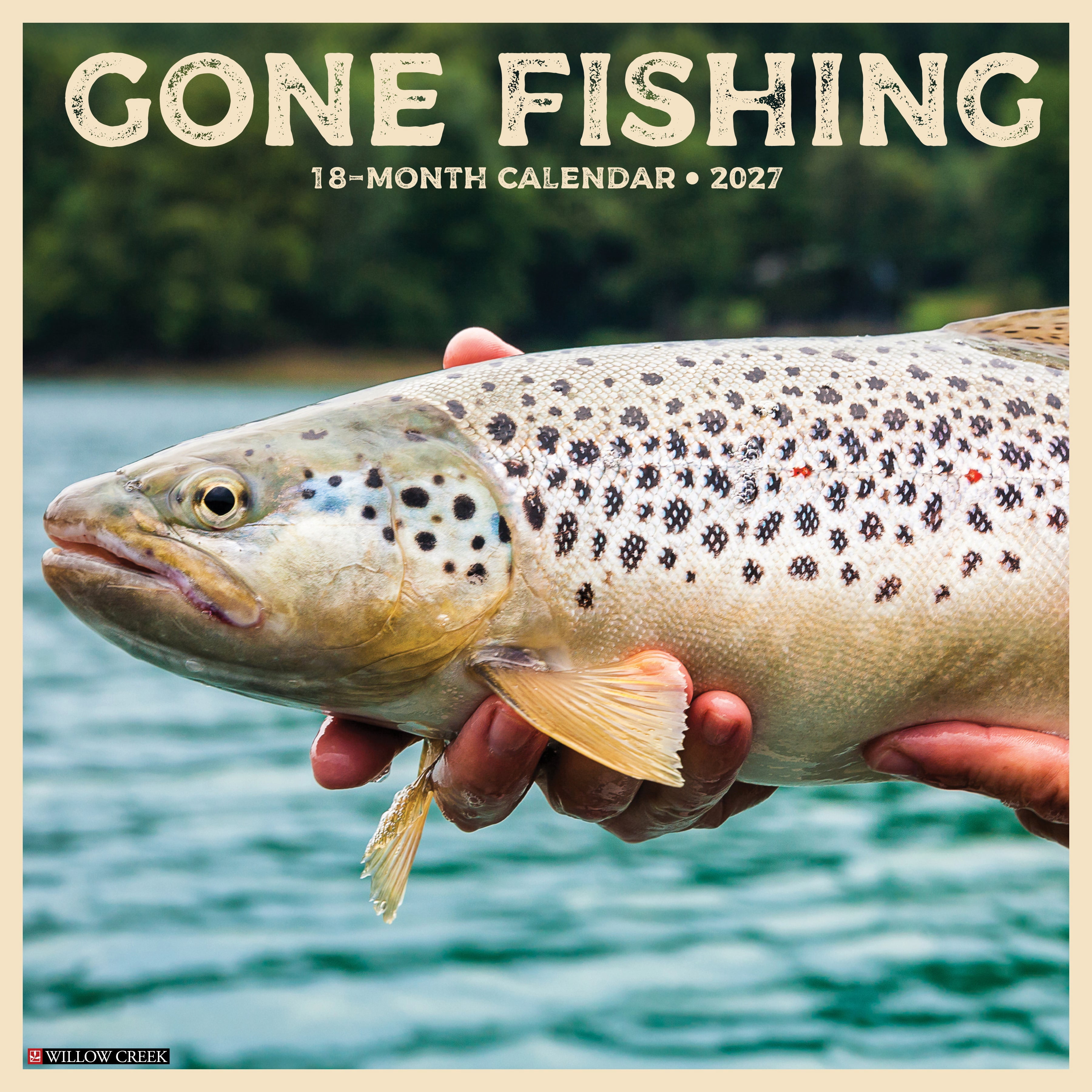 Willow Creek Press, Gone Fishing 2027 Wall Calendar
