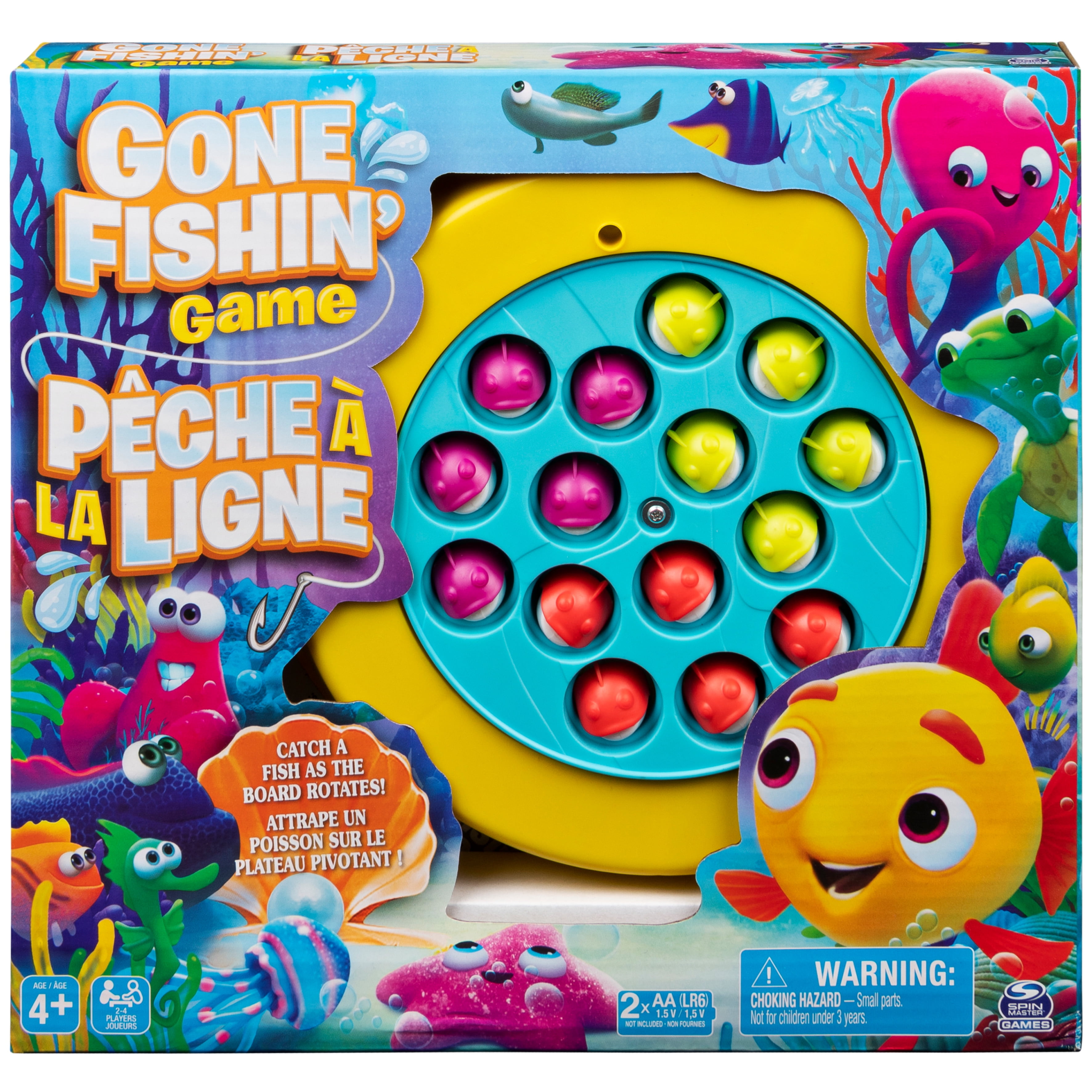 Gone Fishing Board Game for Kids and Families, ages 4 and up