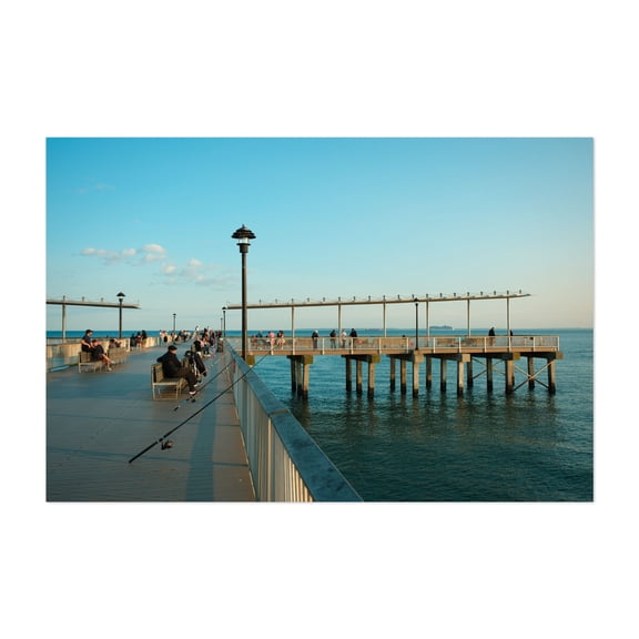 Gone Fishing, Coney Island - Brooklyn New York Photography Unframed Wall Art Print 8 x 12 inches