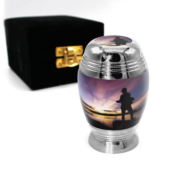 Gone Fishing Cremation Urns for Human Ashes Adult Urns for Cremation Ashes Urns for Adult Cremation Ashes Urns for Ashes Cremation Urns for Human Ashes Adult 200 Cubic Inches Large