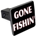 thumbnail image 1 of Gone Fishing, Fish Hunt Love 1.25" Tow Trailer Hitch Cover Plug Insert, 1 of 1