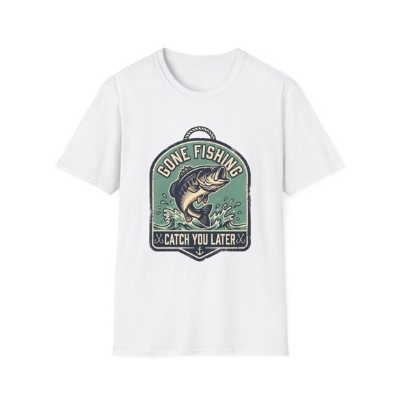 Gone Fishing T-Shirt – "Catch You Later" Bass Fishing Tee