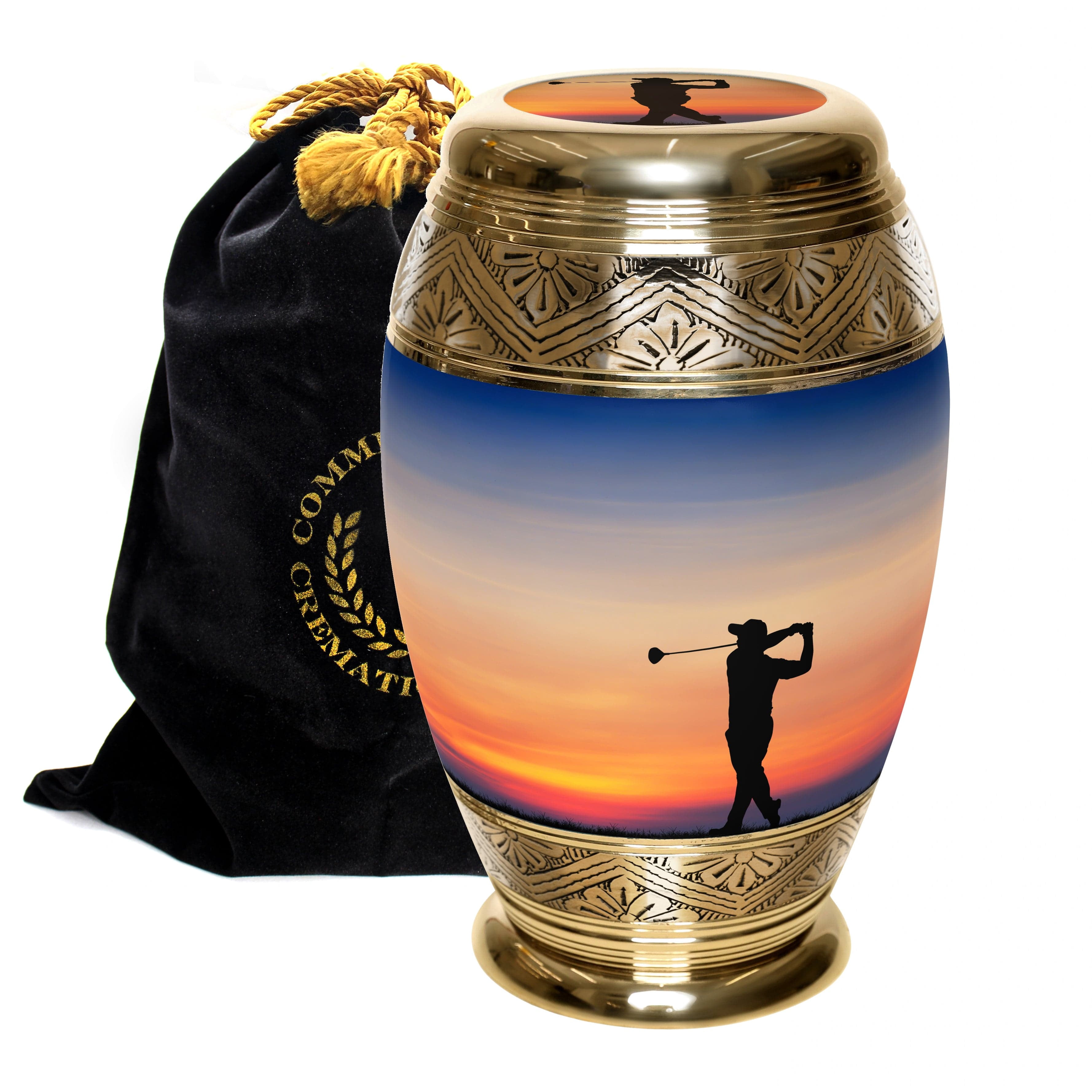 Gone Golfing Cremation Urns for Human Ashes Adult Urns for Cremation Ashes Urns for Adult Cremation Ashes Urns for Ashes Cremation Urns for Human Ashes Adult 200 Cubic Inches Large