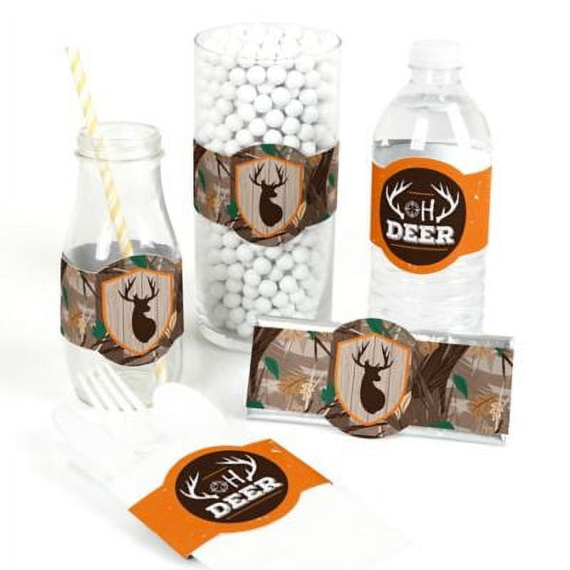 Gone Hunting DIY Party Supplies Deer Hunting Camo Baby Shower or
