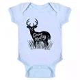 thumbnail image 1 of Gone Hunting Deer Retro Vintage Hunter Baby Bodysuit Cute Baby Onesie, BABY BODYSUIT LAT 4424, 1 of 3
