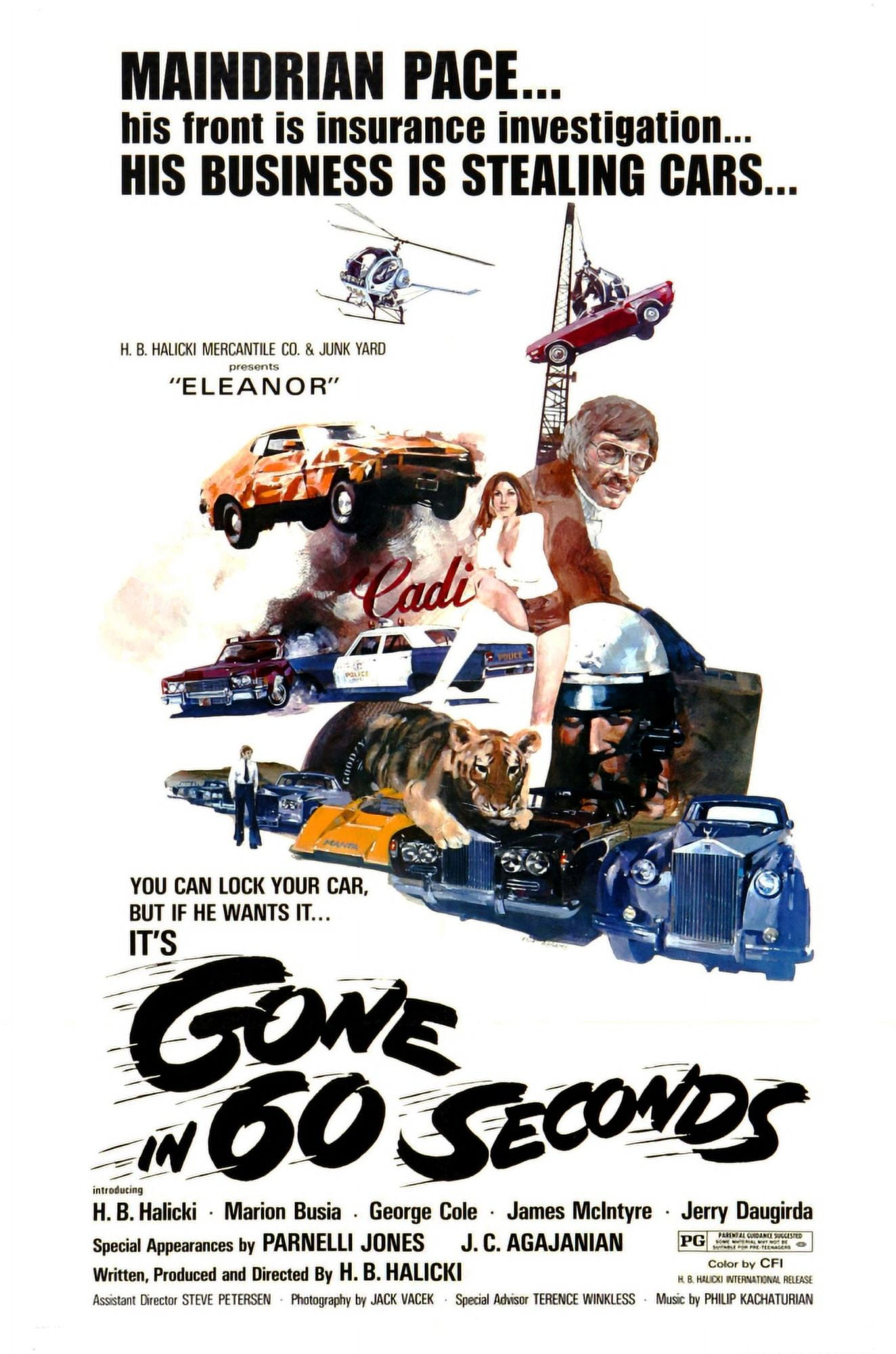 Gone In 60 Seconds Canvas Art - (11 x 17)
