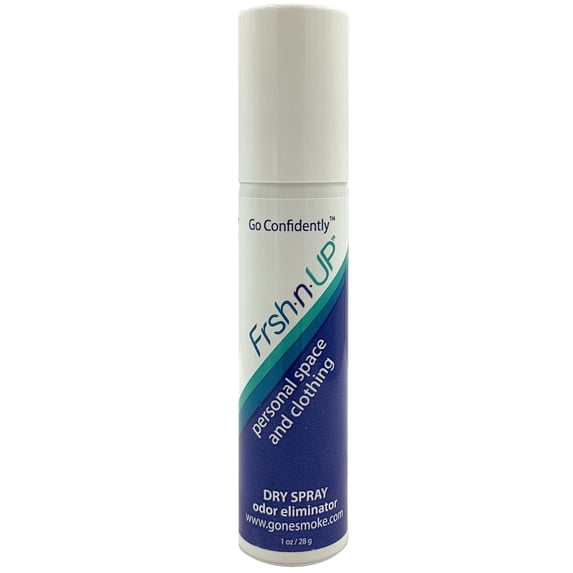 Gone Smoke - Frsh n up Hair and Clothing Dry Spray Odor Eliminator Air Freshenr - 4 Pack White 1 oz.