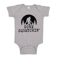 thumbnail image 1 of Gone Squatchin Baby Bodysuit One Piece NB Athletic Heather, 1 of 3