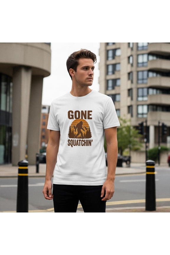 Gone Squatchin Classic Bigfoot T-Shirt