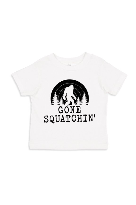 Gone Squatchin Toddler T-Shirt 4T White