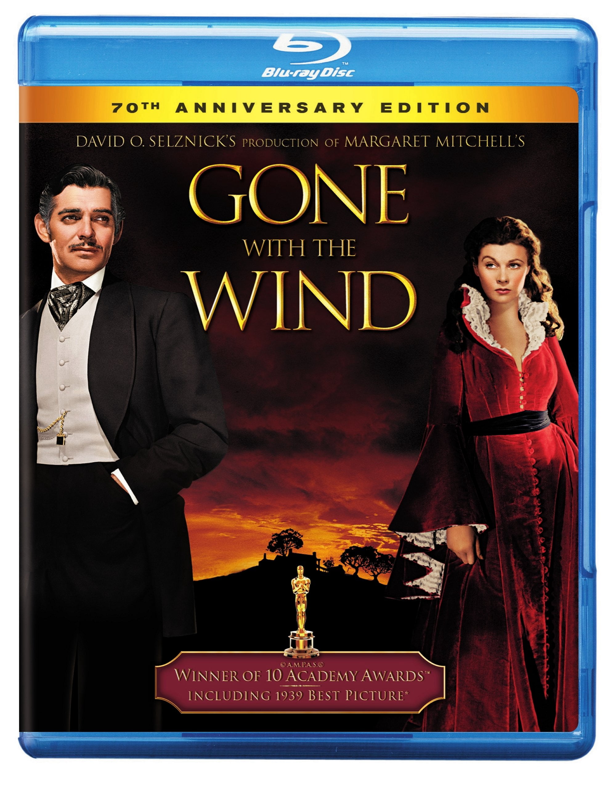 SDS Gone With The Wind Blu-ray, Civil War Epic Drama, Restored