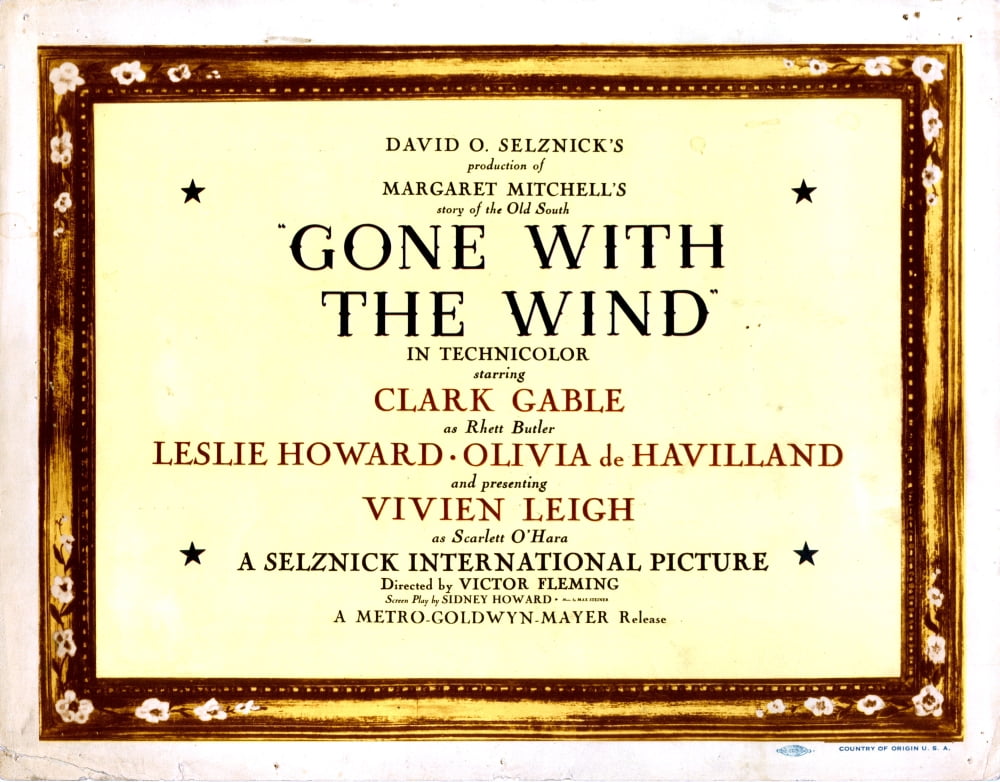 Gone With The Wind Canvas Art - (28 x 22)