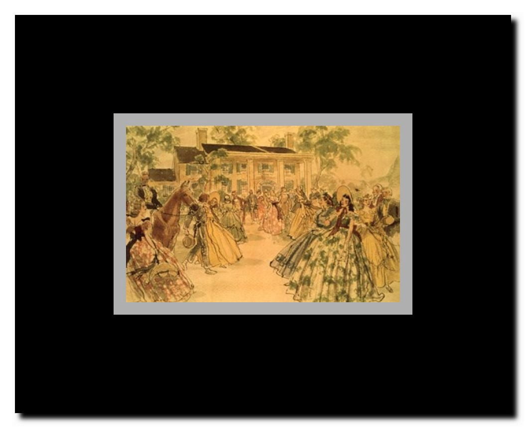Gone With The Wind Framed Movie Poster