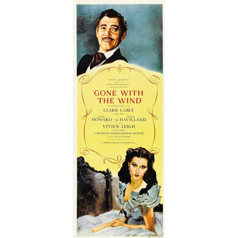 Gone With The Wind Poster Original Vintage 1939 Gone With The Wind