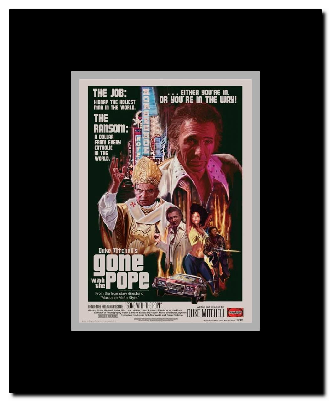 Gone with the Pope Framed Movie Poster