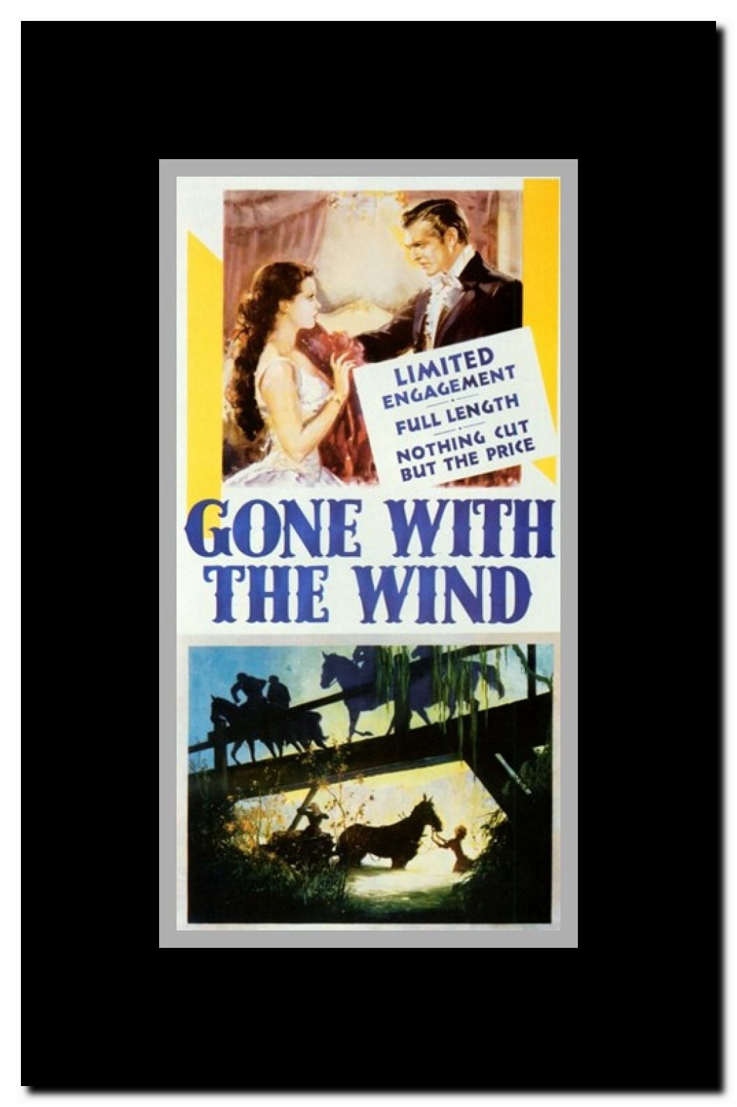 Gone with the Wind Framed Movie Poster