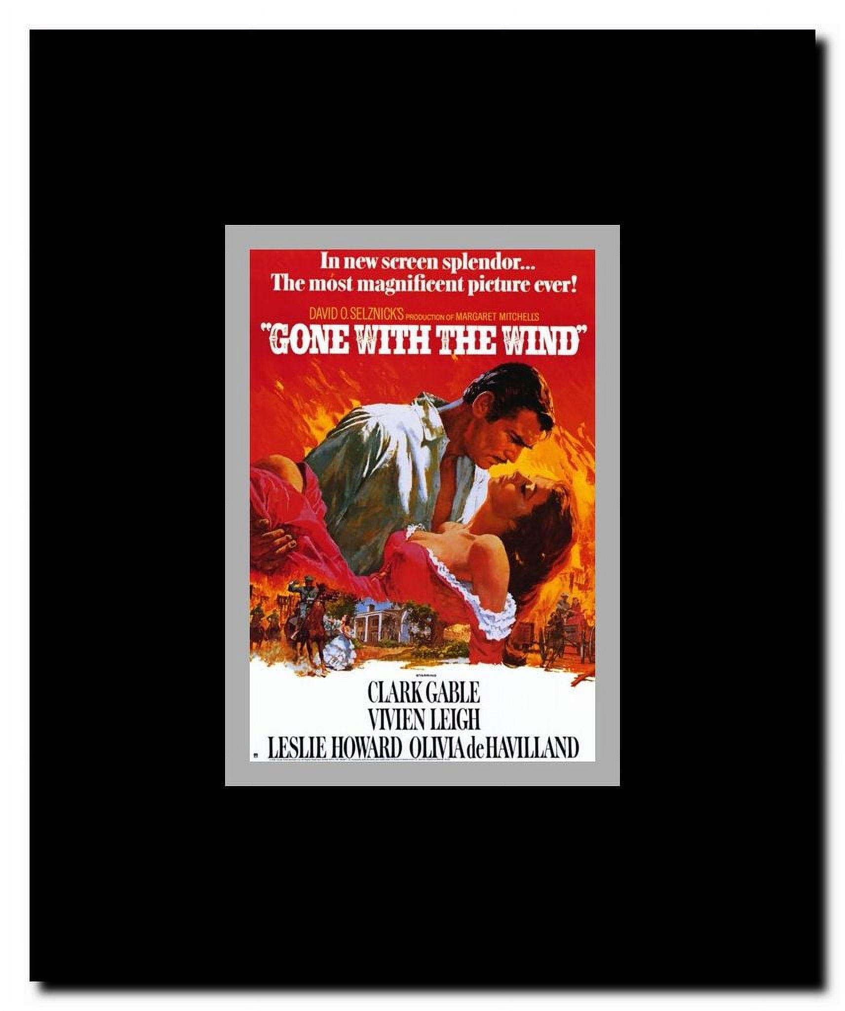 Gone with the Wind Framed Movie Poster
