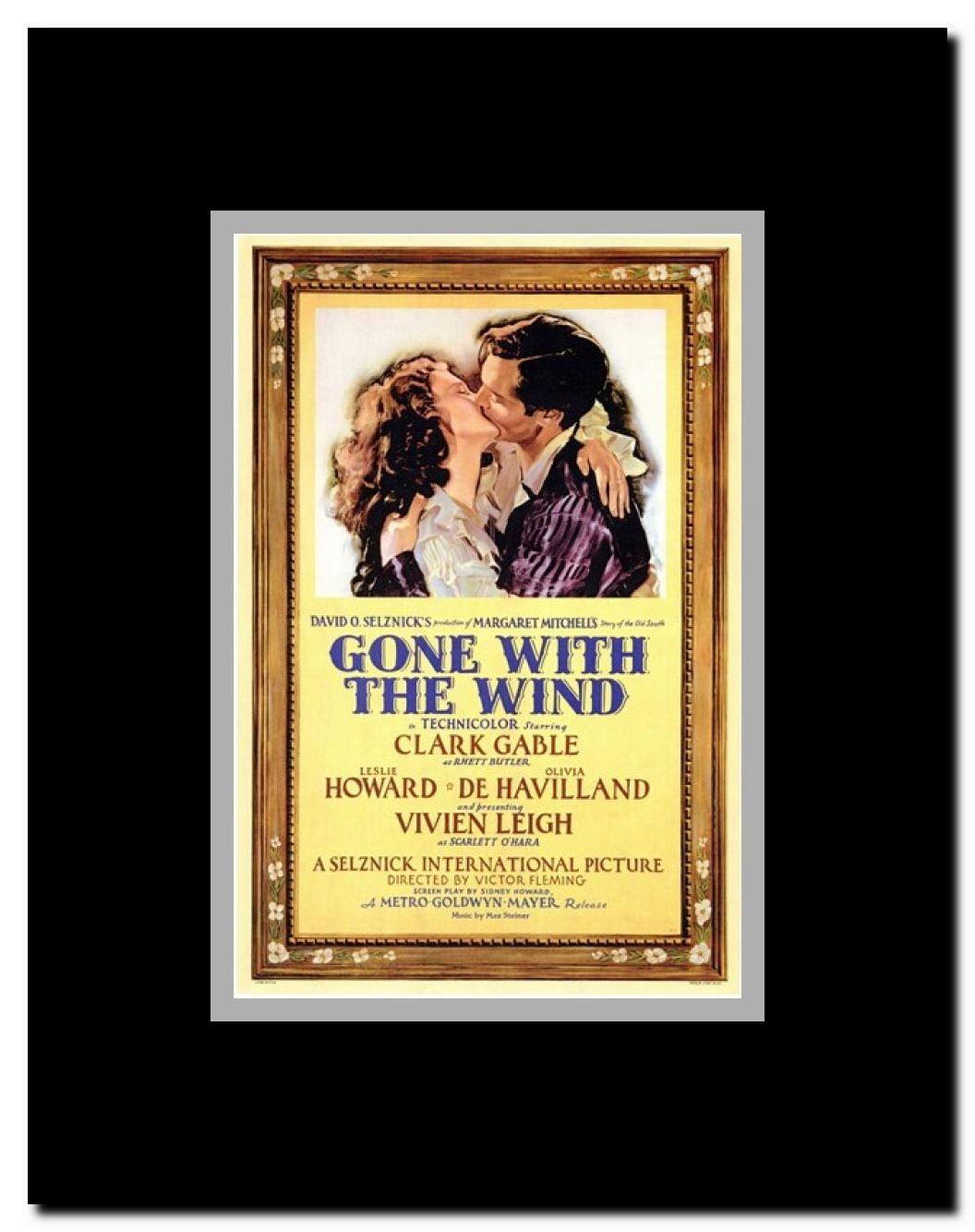 Gone with the Wind Framed Movie Poster