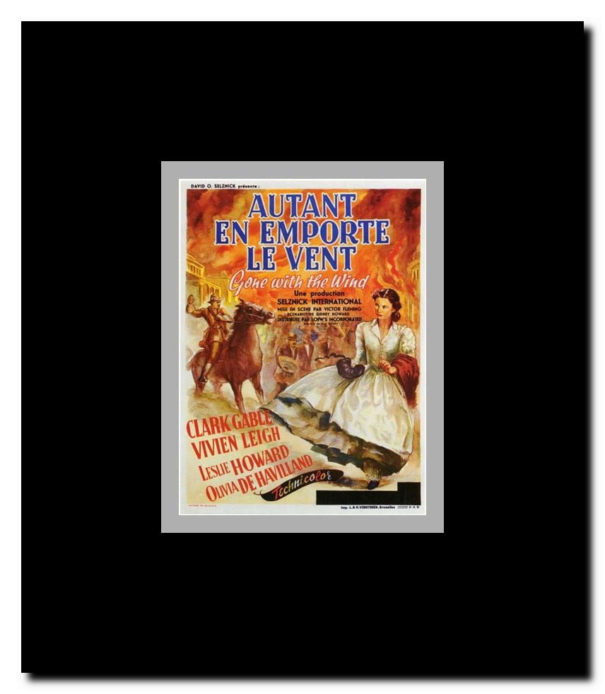 Gone with the Wind Framed Movie Poster