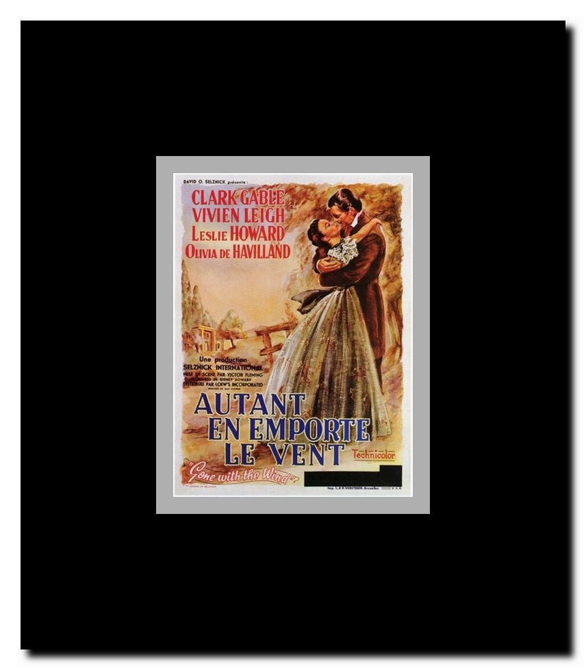 Gone with the Wind Framed Movie Poster