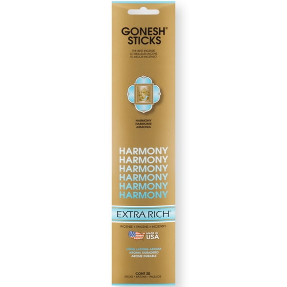 Gonesh Extra Rich Harmony Incense 20 Sticks