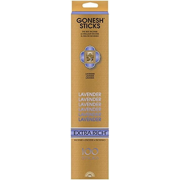 Gonesh Extra Rich Lavender Incense 100 Sticks