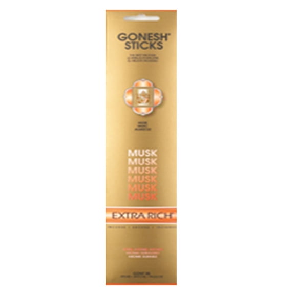 Gonesh Extra Rich Musk Incense 20 Sticks