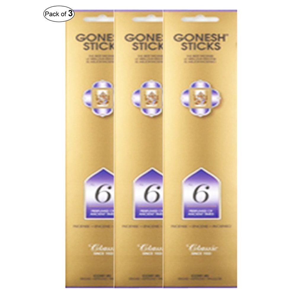 Gonesh Incense No.6 Perfumes of Ancient Times (20 Sticks in 1 Pack