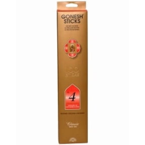 Gonesh Incense Sticks - 4 Packs - 4 Perfume Orchard Vine - 20 Sticks Per Pack