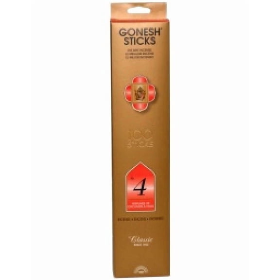 Gonesh Incense Sticks - 4 Packs - 4 Perfume Orchard Vine - 20 Sticks Per Pack