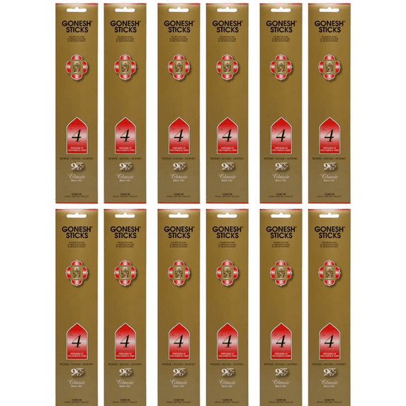 Gonesh Incense Sticks CLASSIC #4, 2 Pack (160 Incense Sticks Total Count)