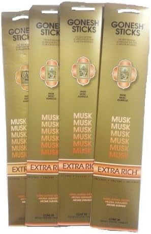 Gonesh Incense Sticks - Musk lot of 4