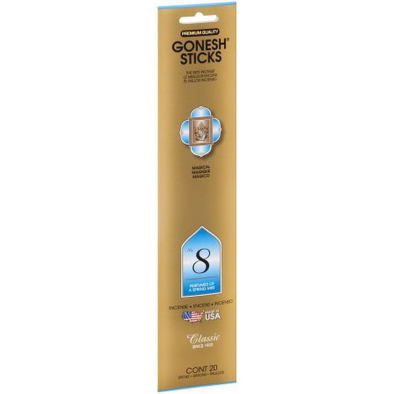 Gonesh Incense Sticks, Perfumes of a Spring Mist, 20 ct Pack