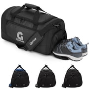 30L Gym Bag for Men Women, Water-Resistant Sports Duffel Bag with Shoe Compartment & Wet Pocket for Fitness, Travel, Weekend Trips