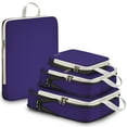 thumbnail image 1 of Gonex 4 Set Compression Packing Cubes for Travel Expandable Luggage Organizers Bags for Carry on Suitcases, 1 of 10