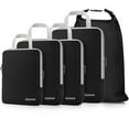 thumbnail image 1 of Gonex 5 Set Compression Packing Cubes, Expandable Travel Luggage Organizers with Laundry Bag, 1 of 8