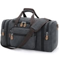 thumbnail image 1 of Gonex 50L Canvas Duffel Bags 24" Expandable Travel Duffle Overnight Weekender Bag for Men Women, 1 of 7