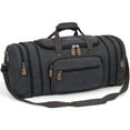 thumbnail image 1 of Gonex 50L Canvas Duffel Bags 24" Expandable Travel Duffle Overnight Weekender Bag for Men Women, 1 of 7