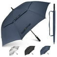 thumbnail image 1 of Gonex 68 Inch Automatic Open Golf Umbrella, Extra Large Vented Stick Umbrellas with Windproof Double Canopy, 1 of 9