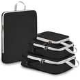 thumbnail image 1 of Gonex 4 Set Compression Packing Cubes for Travel Expandable Luggage Organizers Bags for Carry on Suitcases, 1 of 10