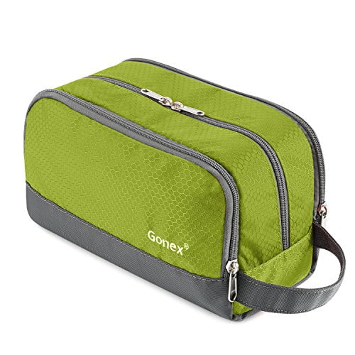 Gonex Travel Toiletry Bag Nylon Dopp Kit Shaving Bag Toiletry Organizer Green Walmart Business Supplies