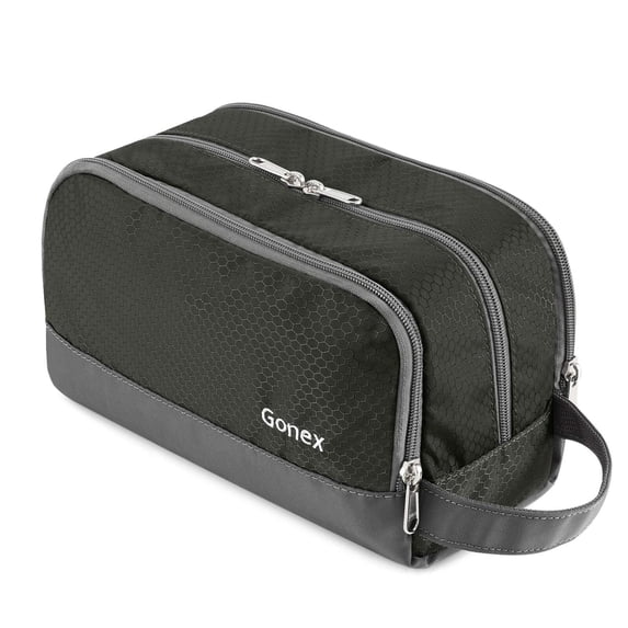 Gonex Travel Toiletry Bag for Men Women, Hanging Shaving Bag, Water Resistant Toiletry Organizer