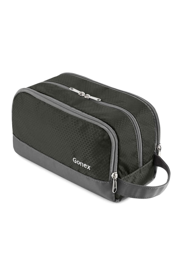 Travel Toiletry Bag for Men Women, Hanging Shaving Bag, Water Resistant Toiletry Organizer