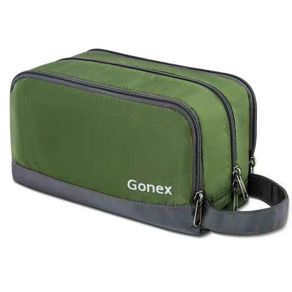 Gonex Travel Toiletry Bag for Men Women, Hanging Shaving Bag, Water Resistant Toiletry Organizer