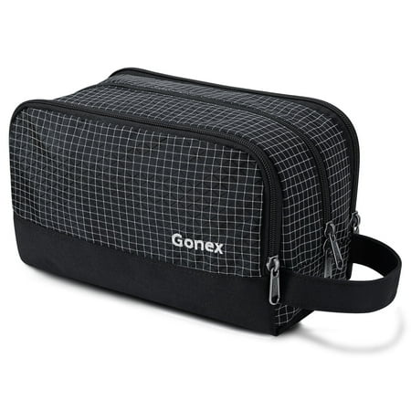 Gonex Travel Toiletry Bag for Men Women, Hanging Shaving Bag, Water Resistant Toiletry Organizer