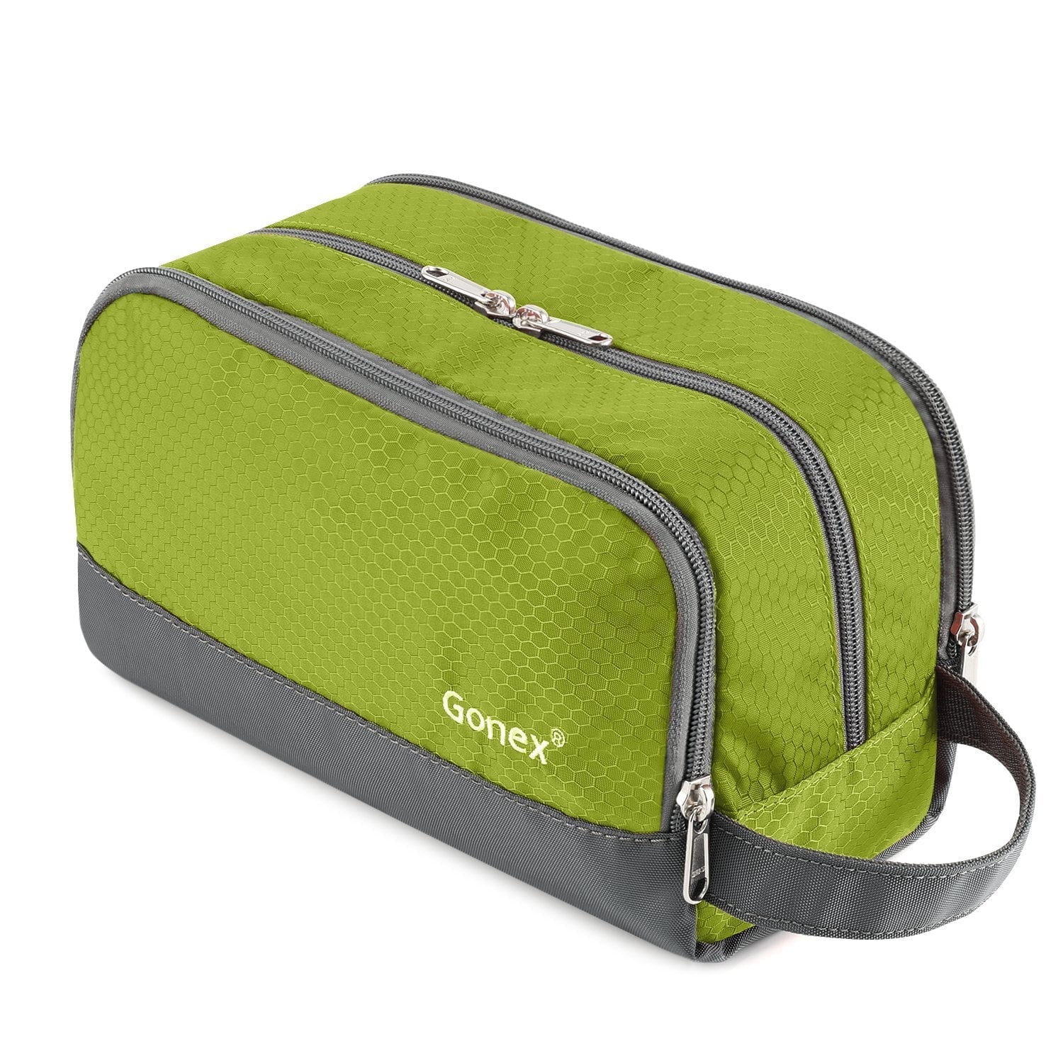 Gonex Travel Toiletry Bag, Water-Resistant Nylon Dopp Kit